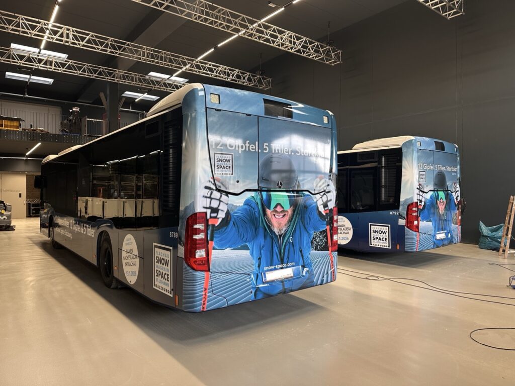 Iseni Werbebeschriftung